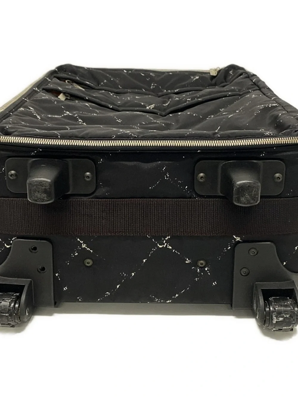 CHANEL black nylon